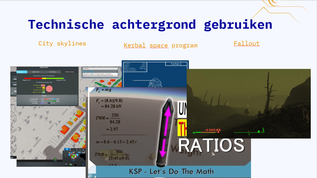 Technische achtergrond gebruiken